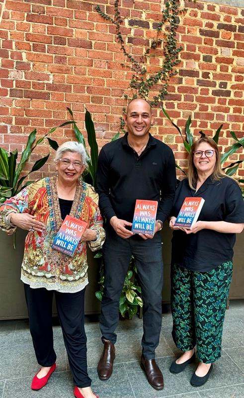 Professor Pat Dudgeon, Thomas Mayo, and Professor Helen Milroy