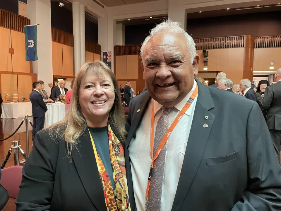 Professor Helen Milroy AM and Professor Tom Calma AO.