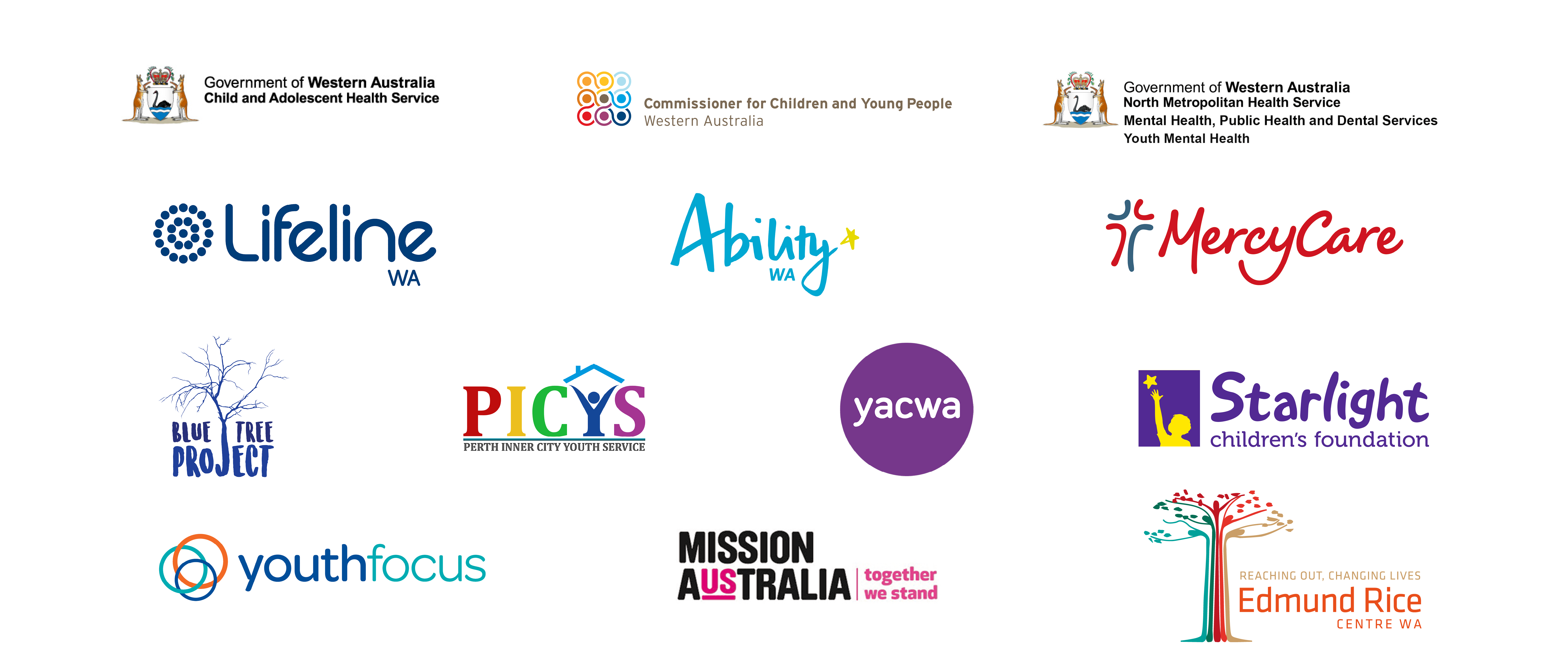 A list of the Community Partner organisations affiliated with Embrace @ The Kids Research Institute Australia